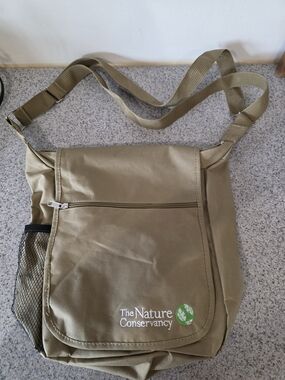 Khaki Messenger Bag for Men